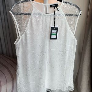 DKNY camisole with lace overlay